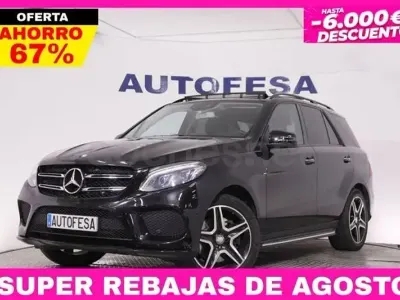 Usado Mercedes GLE500 442 CV (325 kW) 2016 Negro SUV