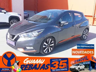 Usado Nissan Micra Acenta 117 CV (86 kW) 2019 Gris / plata Utilitario