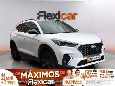 Usado Hyundai Tucson N Line 136 CV (100 kW) 2020 Blanco SUV