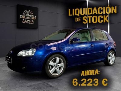 Azul Usado 2006 VW Golf Trendline Berlina | 6223 € (Precio justo)