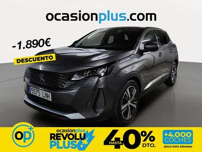Usado Peugeot 3008 Allure 225 CV (165 kW) 2021 Gris SUV