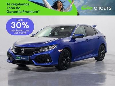 Usado Honda Civic Elegance 120 CV (88 kW) 2019 Azul Berlina
