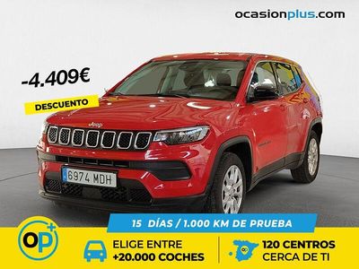 Usado Jeep Compass Longitude 130 CV (95 kW) 2023 Rojo SUV