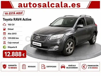 Usado Toyota RAV4 Active 150 CV (110 kW) 2013 Gris / plata SUV