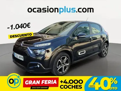 Usado Citroën C3 PureTech 83 CV (61 kW) 2024 Negro Berlina