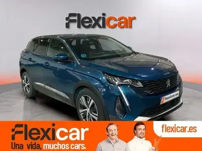 Usado Peugeot 3008 Active 130 CV (95 kW) 2021 Azul SUV