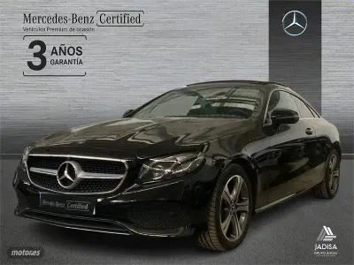 Usado Mercedes E220 194 CV (142 kW) 2018 Negro Coupe