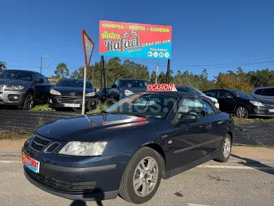 Usado Saab 9-3 Linear 150 CV (110 kW) 2005 Azul Descapotable