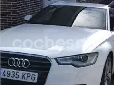 Usado Audi A6 S-Line 313 CV (230 kW) 2012 Blanco Familiar