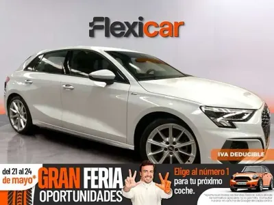 Usado Audi A3 Sportback 150 CV (110 kW) 2021 Blanco Utilitario