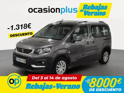 Usado Peugeot Rifter Active 100 CV (73 kW) 2019 Gris Monovolumen
