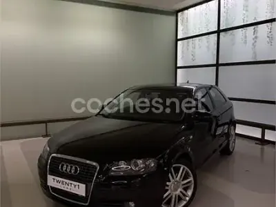 Usado Audi A3 Ambition 160 CV (117 kW) 2007 Negro Utilitario