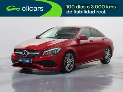 Usado Mercedes CLA180 122 CV (89 kW) 2018 Rojo Berlina