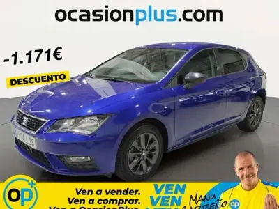 Usado Seat Leon Style 131 CV (96 kW) 2020 Azul Utilitario