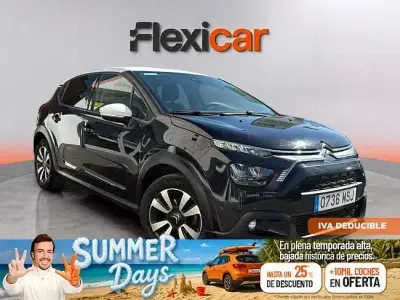 Usado Citroën C3 PureTech 83 CV (61 kW) 2024 Negro Berlina