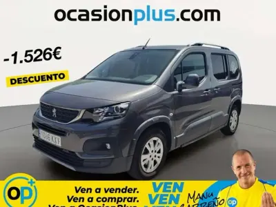 Usado Peugeot Rifter Allure 110 CV (80 kW) 2019 Gris Monovolumen