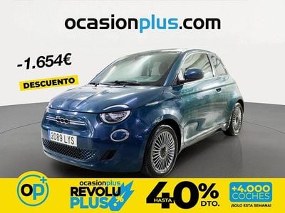 Usado Fiat 500e Icon 86 kW (118 CV) 2022 Verde Utilitario