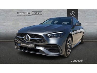 Gris Usado 2022 Mercedes C220 Berlina | 39.900 € (Precio justo)
