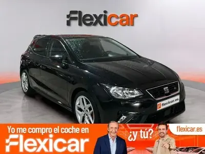 Usado Seat Ibiza FR 115 CV (84 kW) 2019 Negro Utilitario
