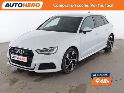 Usado Audi A3 S-Line 150 CV (110 kW) 2020 Blanco Berlina