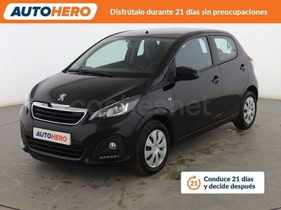 Usado Peugeot 108 Active 72 CV (52 kW) 2019 Negro Utilitario