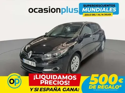 Usado Renault Mégane LIMITED 95 CV (69 kW) 2015 Negro Berlina
