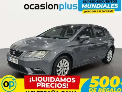 Usado Seat Leon Reference 105 CV (77 kW) 2014 Gris Utilitario