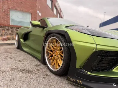 Usado Chevrolet Corvette Stingray 450 HP (330 kW) 2014 Verde Cabrios