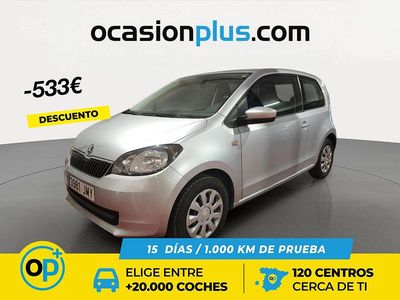 Usado Skoda Citigo Ambition 60 CV (44 kW) 2016 Gris Utilitario