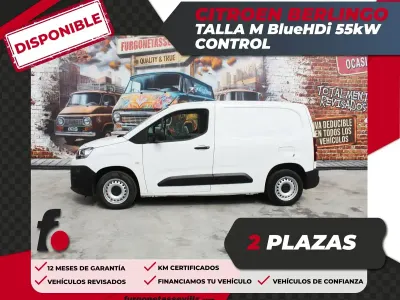 Usado Citroën Berlingo 75 CV (55 kW) 2019 Blanco Monovolumen