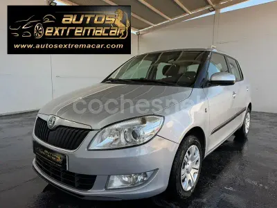 Usado Skoda Fabia Ambition 75 CV (55 kW) 2011 Gris / plata Berlina