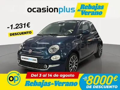 Usado Fiat 500C Dolcevita 70 CV (51 kW) 2024 Azul Descapotable