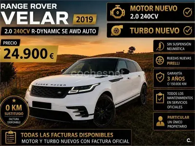 Usado Land Rover Range Rover Velar R-Dynamic 240 CV (176 kW) 2019 Blanco SUV