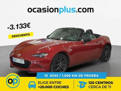 Usado Mazda MX5 Luxury 131 CV (96 kW) 2016 Rojo Descapotable