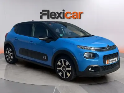 Usado Citroën C3 Feel 68 CV (50 kW) 2018 Azul Utilitario