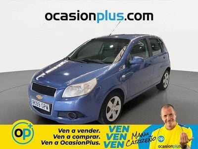 Usado Chevrolet Aveo LS 101 CV (74 kW) 2009 Azul Utilitario
