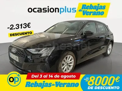Usado Audi A3 110 CV (80 kW) 2022 Negro Berlina