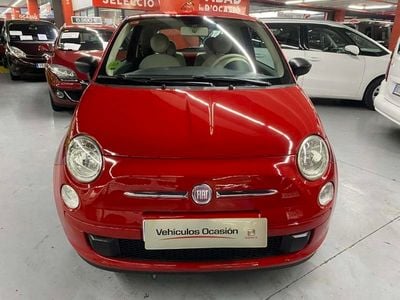 Usado Fiat 500 Pop 69 CV (50 kW) 2009 Rojo Descapotable