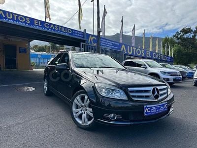 Usado Mercedes C200 136 CV (100 kW) 2009 Negro Berlina