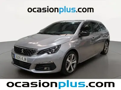 Usado Peugeot 308 SW GT-line 131 CV (96 kW) 2018 Gris Familiar