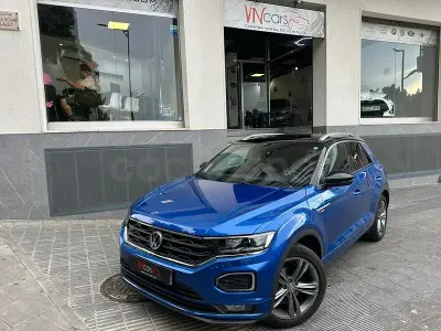 Usado VW T-Roc Sportline 150 CV (110 kW) 2019 Azul SUV