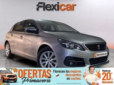 Usado Peugeot 308 Style 130 CV (95 kW) 2018 Gris