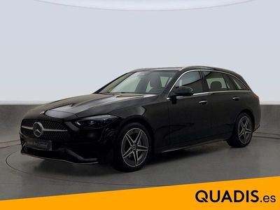 Negro Usado 2024 Mercedes C300e AMG line Familiar | 55.900 € (Precio justo)
