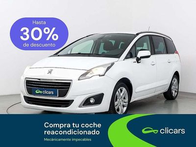 Usado Peugeot 5008 Style 131 CV (96 kW) 2016 Blanco Monovolumen