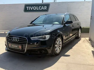 Usado Audi A6 S-Line 272 CV (200 kW) 2017 Negro Familiar