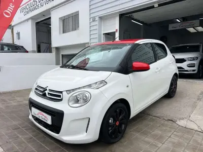 Usado Citroën C1 Feel 82 CV (60 kW) 2017 Blanco Utilitario