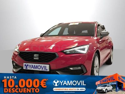 Usado Seat Leon FR 204 CV (150 kW) 2021 Rojo Familiar