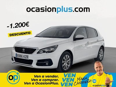 Usado Peugeot 308 Style 130 CV (95 kW) 2019 Blanco