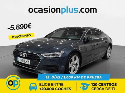 Usado Audi A7 286 CV (210 kW) 2018 Azul Berlina