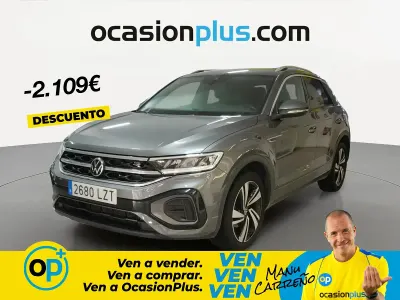 Usado VW T-Roc R-line 150 CV (110 kW) 2022 Gris SUV